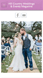 Mobile Screenshot of hillcountryweddingsmagazine.com